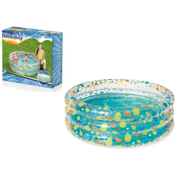 BESTWAY BAZEN TROPICAL PLAY 3-RING 150X53CM 51045 TŠ
