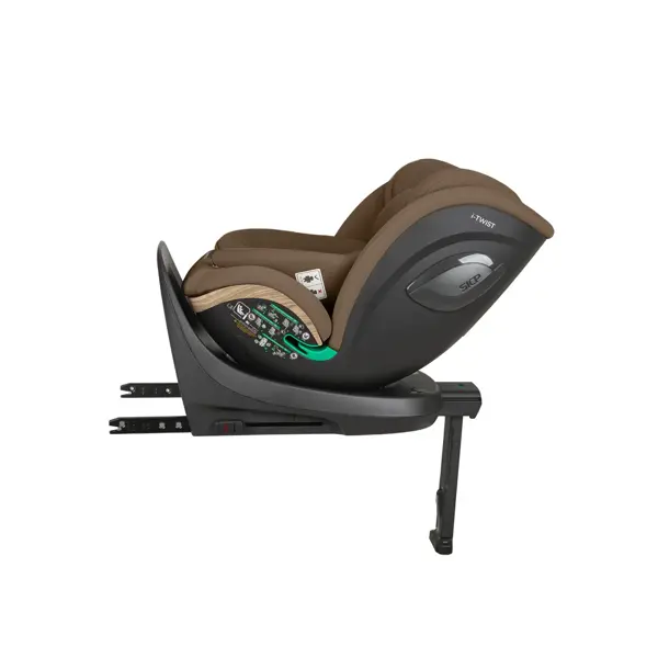 KIKKA BOO AUTOSJEDALICA I-TWIST I-SIZE,COFFEE