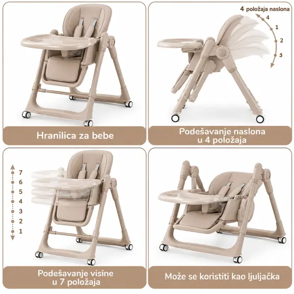 NESTA HRANILICA NELLY, KHAKI BEIGE