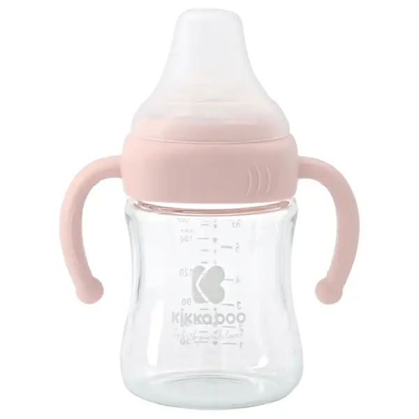 KIKKA BOO STAKLENA BOČICA 180ML PINK
