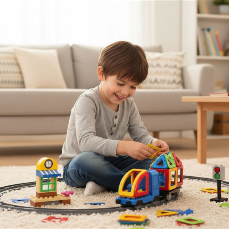 Kreativna zabava u kući za jesenske dane - Magplayer magnetne kocke!