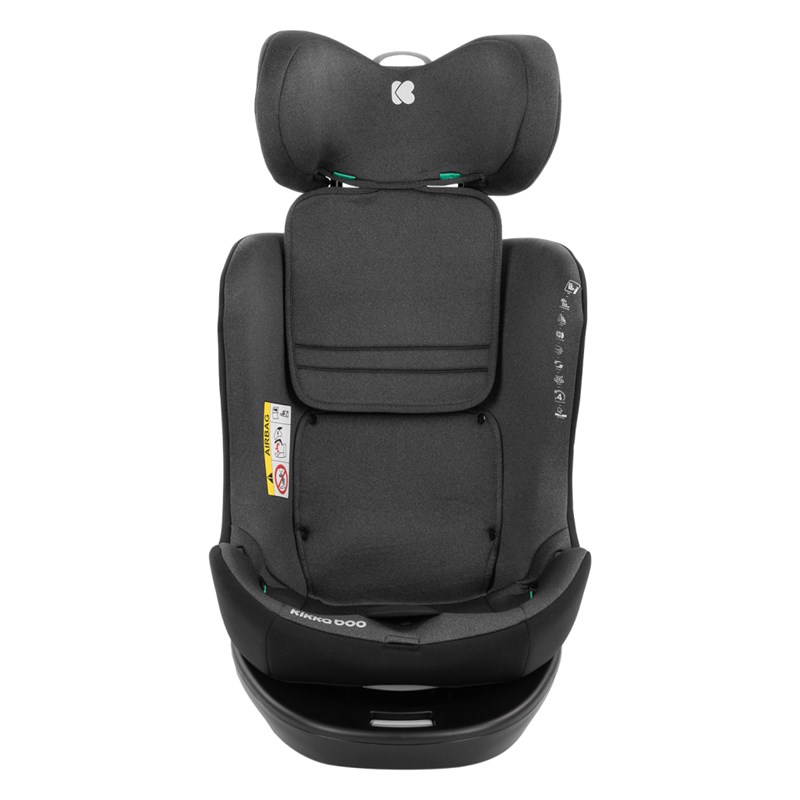 AUTOSJEDALICA KIKKA BOO 40-150CM,I-SAFE I-SIZE DARK GREY