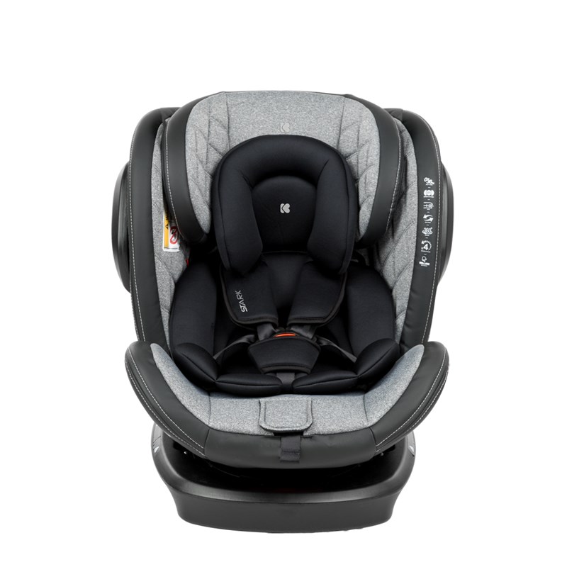 KIKKA BOO AUTOSJEDIŠTE STARK ISOFIX 0-36KG,LIGHT GREY
