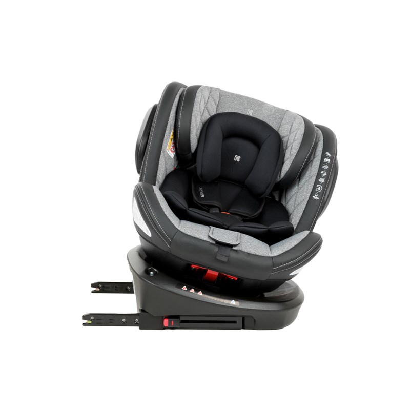 KIKKA BOO AUTOSJEDIŠTE STARK ISOFIX 0-36KG,LIGHT GREY