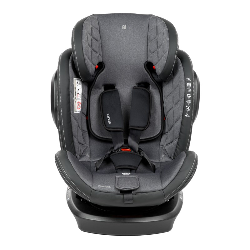 KIKKA BOO AUTOSJEDIŠTE STARK ISOFIX 0-36KG,DARK GREY