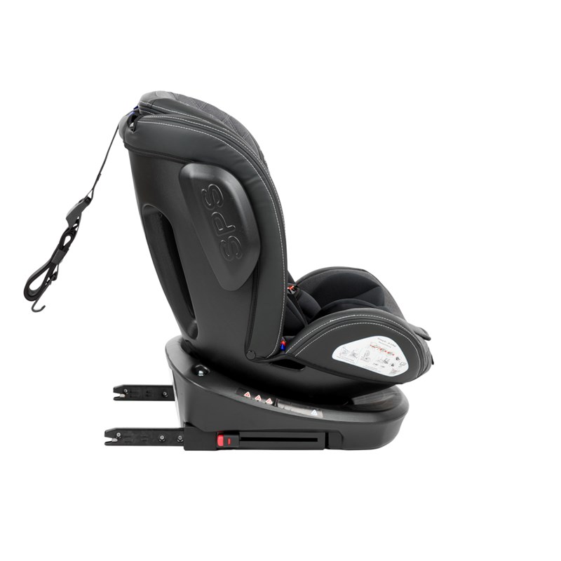 KIKKA BOO AUTOSJEDIŠTE STARK ISOFIX 0-36KG,DARK GREY