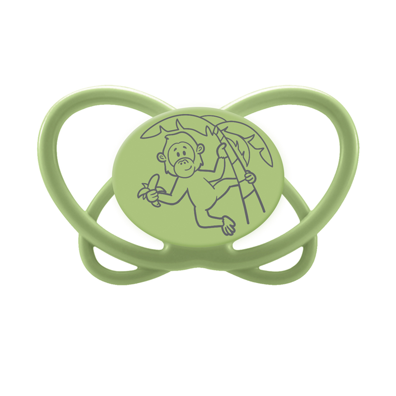 NIP BUTTERFLY GREEN,SILIK.,VEL.1, 0-6MJ