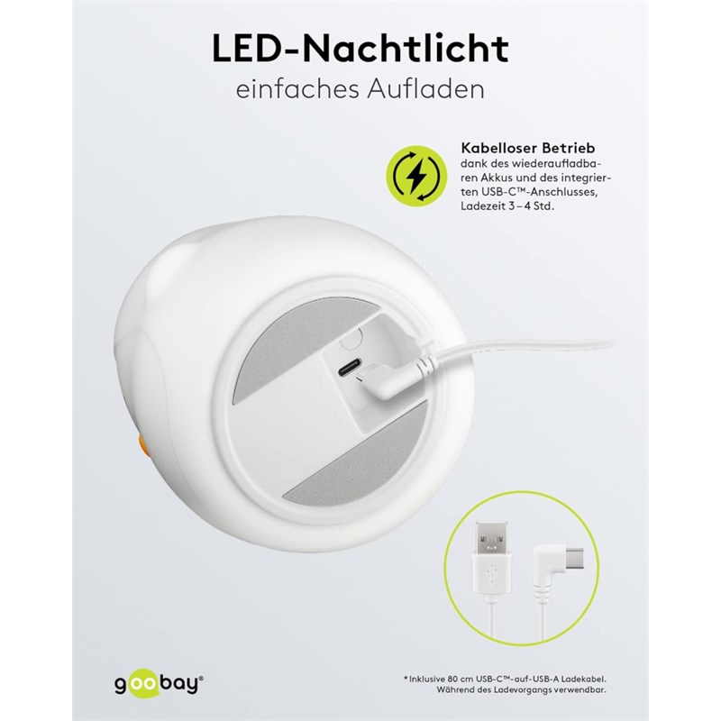 LED LAMPA PINGVIN,7 BOJA,PUNJIVA BATERIJA,TOUCH SENZOR