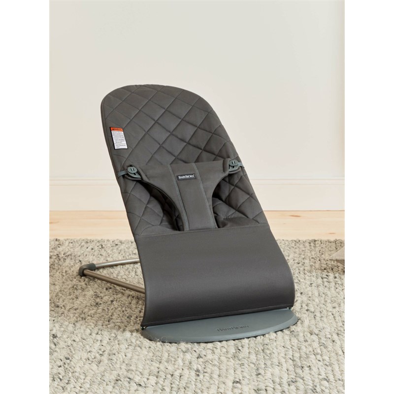 BABYBJORN BLISS COTTON CLASSIC QUILT LEŽALJKA-ANTHRACITE