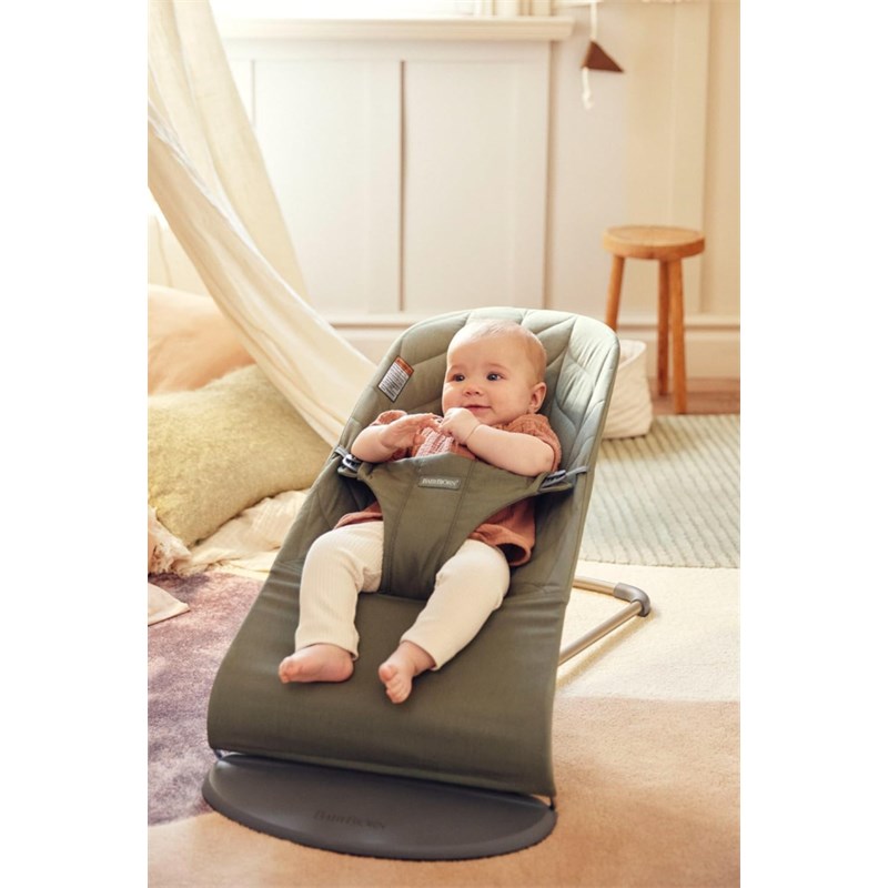 BABYBJORN BLISS WOVEN PETAL LEŽALJKA-DARK GREEN