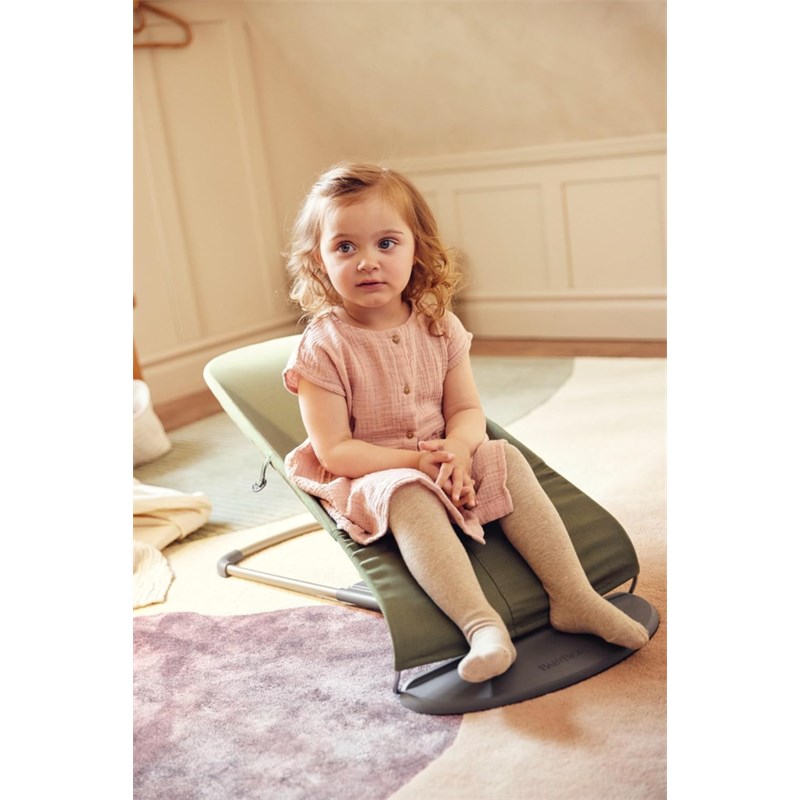 BABYBJORN BLISS WOVEN PETAL LEŽALJKA-DARK GREEN