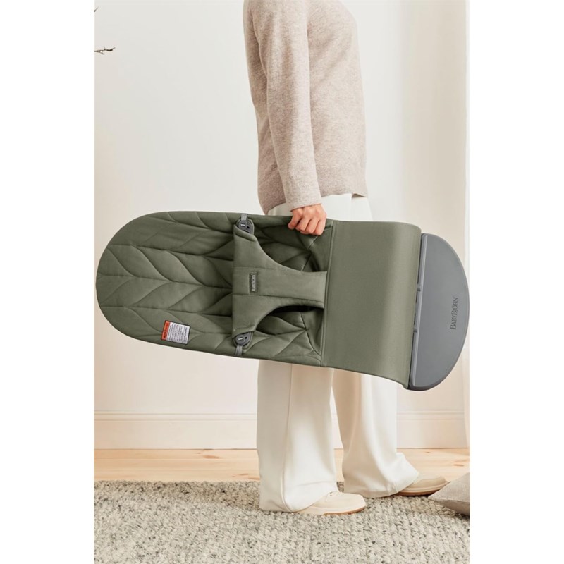 BABYBJORN BLISS WOVEN PETAL LEŽALJKA-DARK GREEN