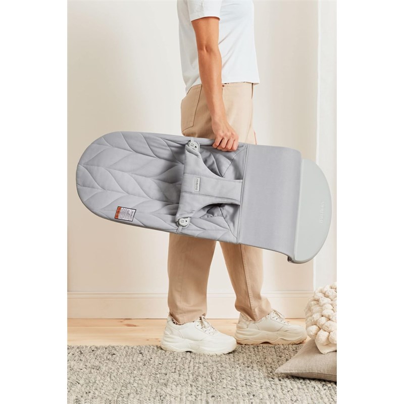 BABYBJORN BLISS WOVEN PETAL LEŽALJKA-LIGHT GREY