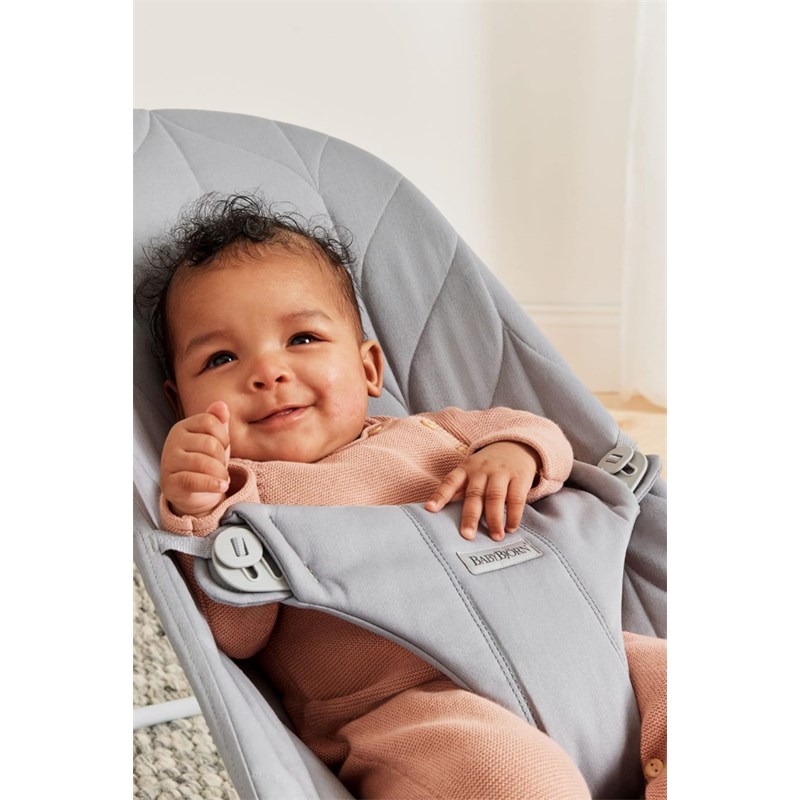 BABYBJORN BLISS WOVEN PETAL LEŽALJKA-LIGHT GREY
