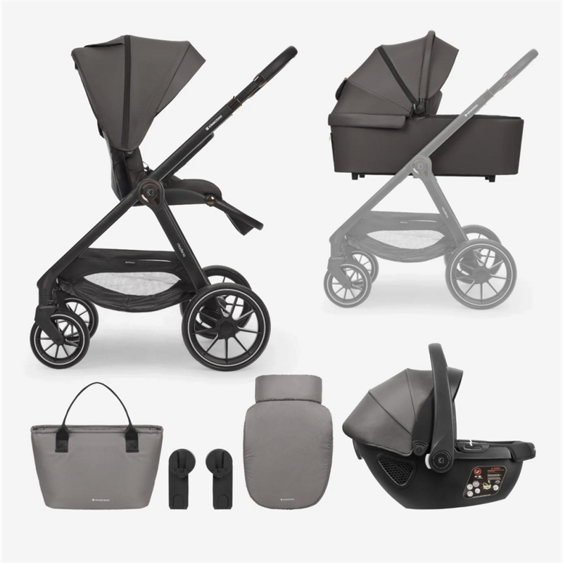 KIKKA BOO MODENA KOLICA 3U1, DARK GREY