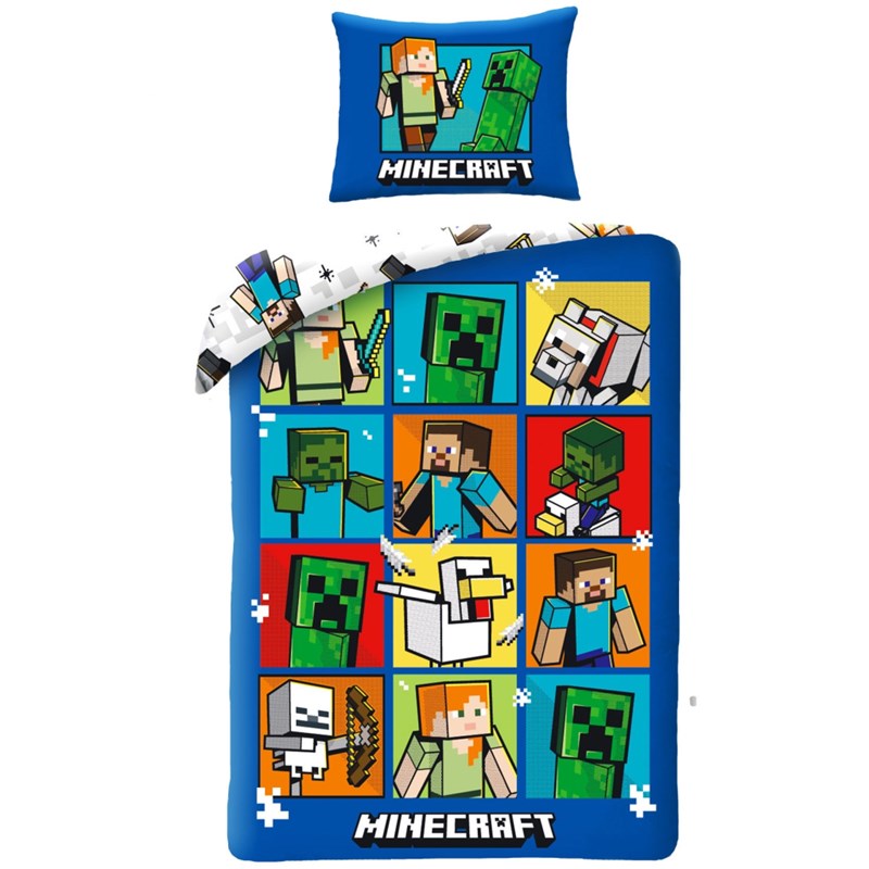 POSTELJINA MINECRAFT 140X200CM F.