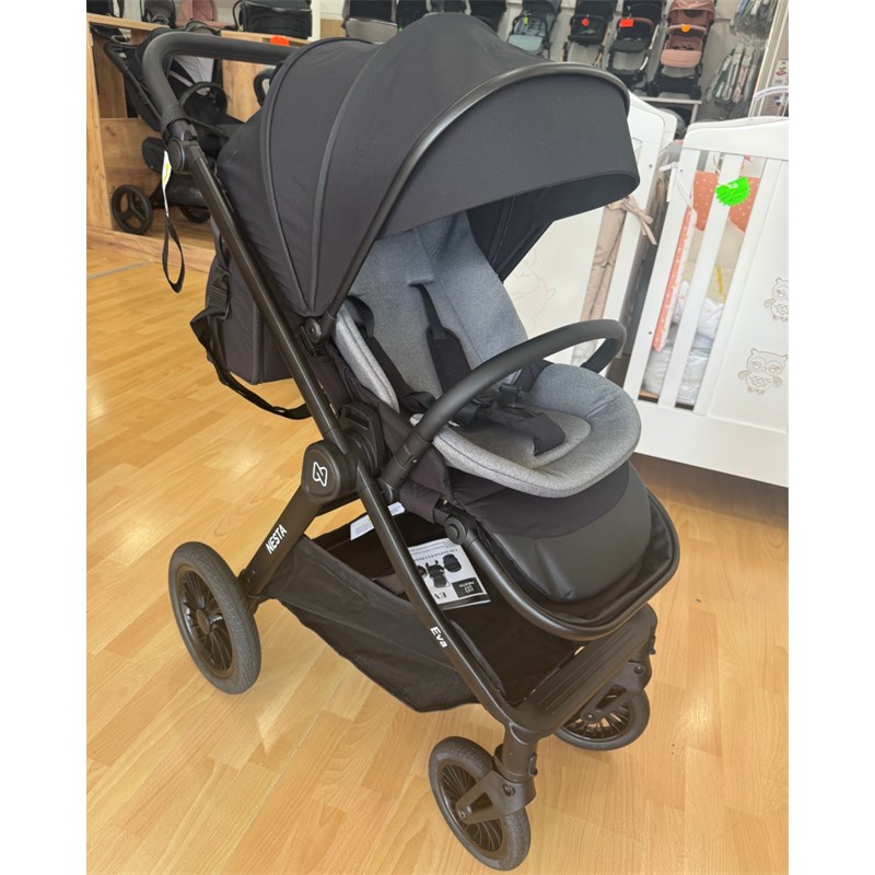 NESTA EVA 2U1 KOLICA, BLACK