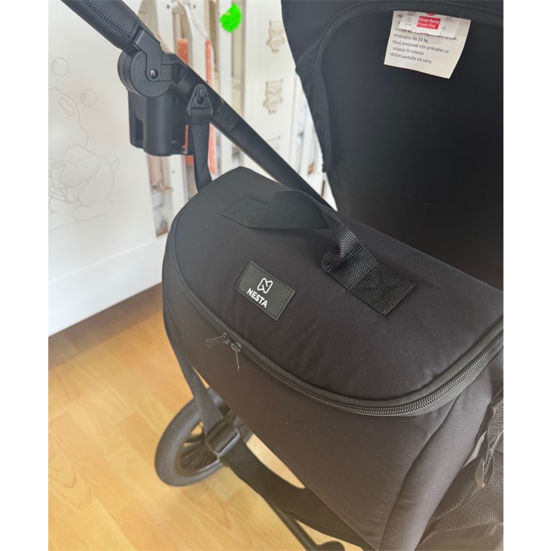 NESTA EVA 2U1 KOLICA, BLACK