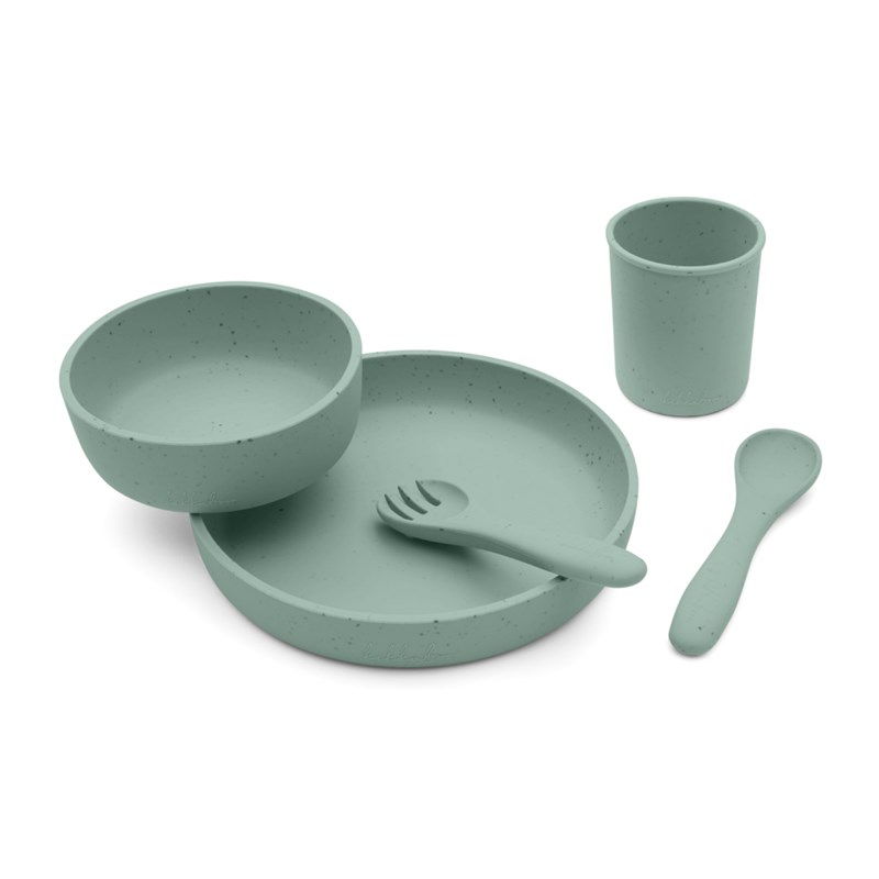 KIKKA BOO SET ZA HRANJENJE PLATINUM 5KOM,SILIKONSKI SAGE