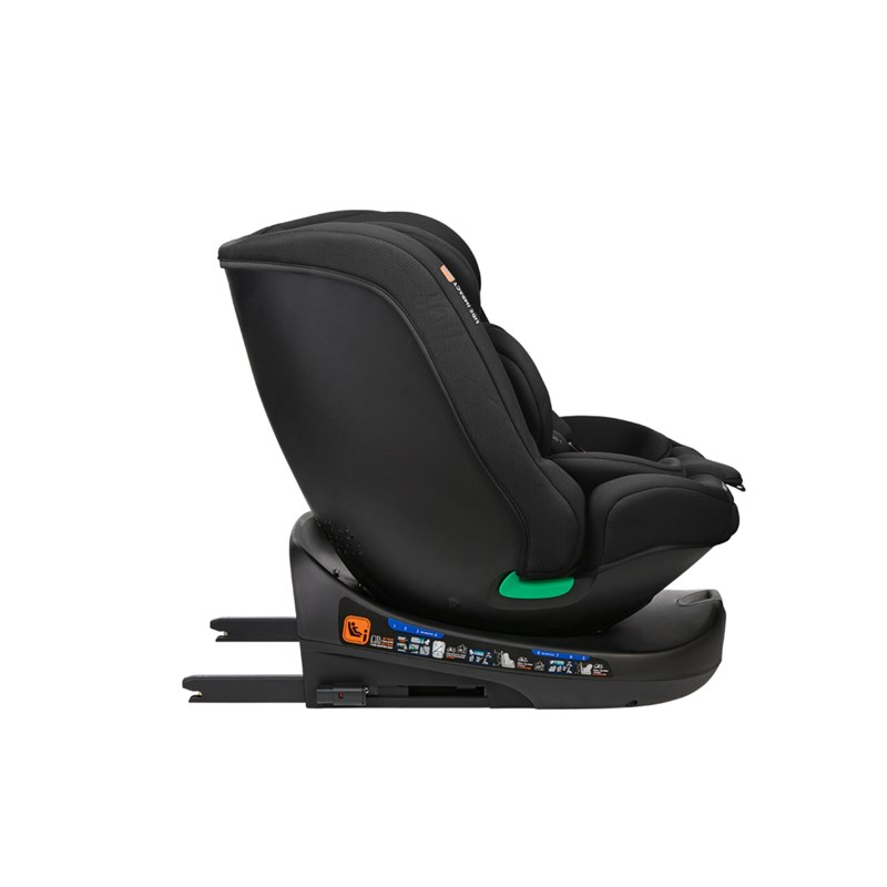 KIKKA BOO AUTOSJEDALICA 40-150CM I-ROUND I-SIZE,BLACK