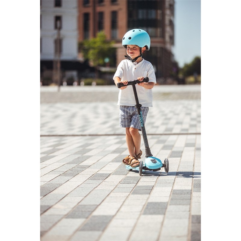 SCOOT AND RIDE HIGHWAYKICK 3 LED ROMOBIL, BLUEBERRY 