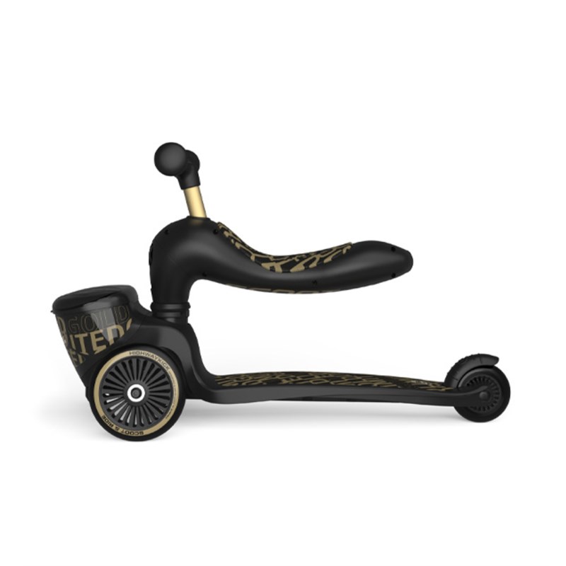 SCOOT AND RIDE HIGHWAYKICK 1 LIFESTYLE ROMOBIL, BLACK-GOLD