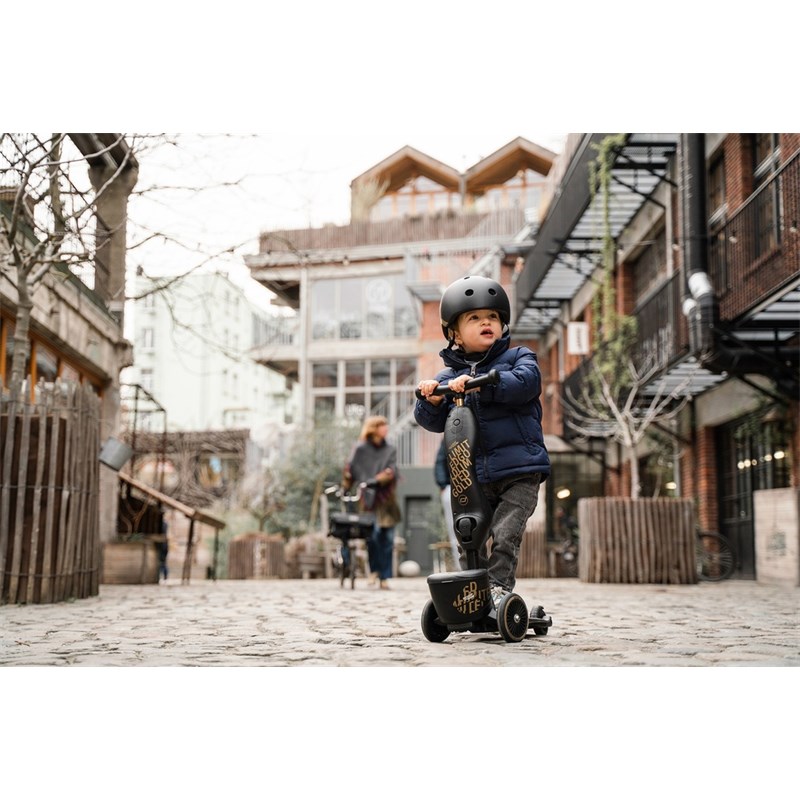 SCOOT AND RIDE HIGHWAYKICK 1 LIFESTYLE ROMOBIL, BLACK-GOLD