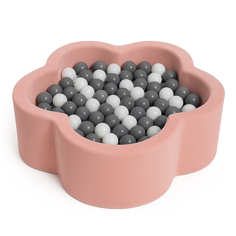 DELSIT BAZEN S LOPTICAMA CVIJET, 200 LOPTICA, PINK