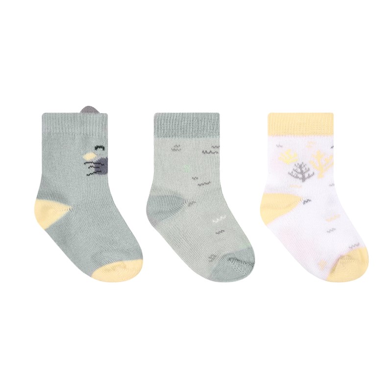 KIKKA BOO DJEČJE ČARAPE 3D SA UŠIMA SEALLY ME 0-6M