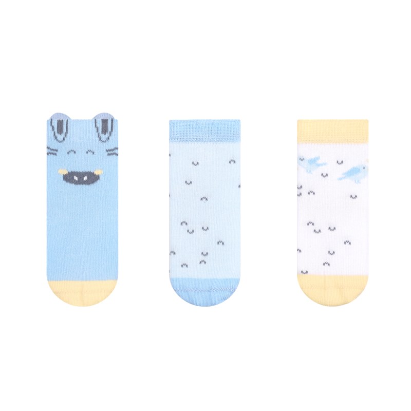 KIKKA BOO DJEČJE ČARAPE 3D SA UŠIMA STRIPY FRIENDS 6-12M