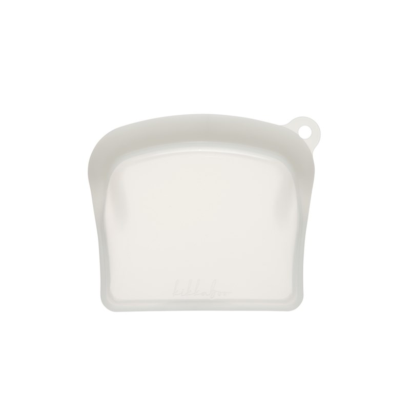 KIKKA BOO VREĆICA ZA HRANU PLATINASTA,SILIKONSKA