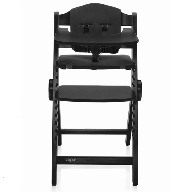 ZOPA DRVENA DJEČJA STOLICA CLIPP&CLAPP BLACK