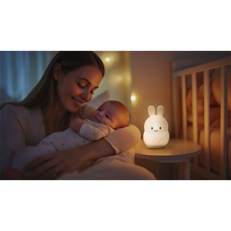 ZOPA SILIKONSKA LED LAMPA VEL.M,OWL