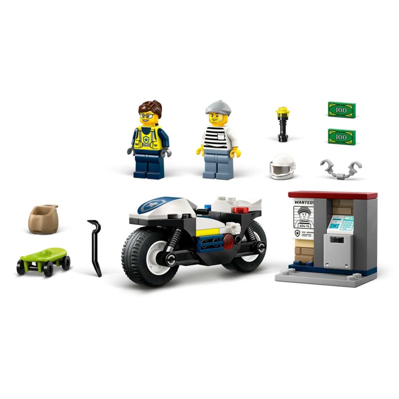 LEGO 60455 POLICIJSKA POTJERA NA MOTOCIKLU