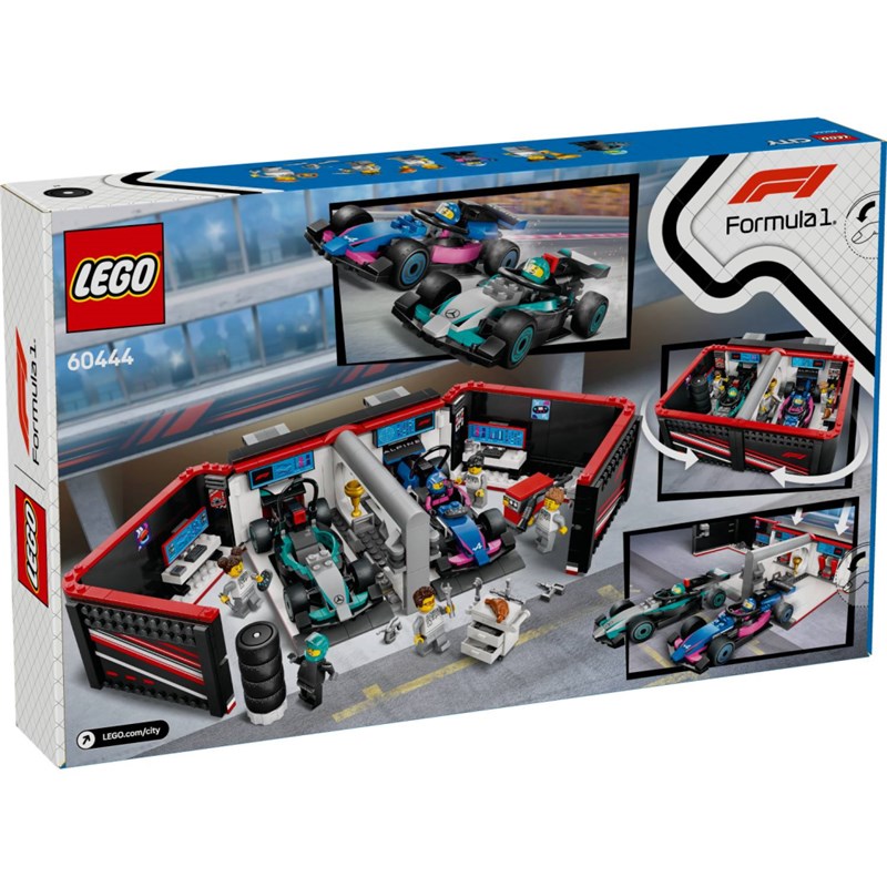 LEGO 60444 GARAŽA ZA F1 S AUTIMA MERCEDES AMG I ALPINE