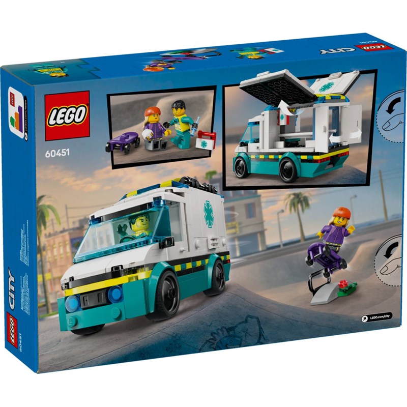LEGO 60451 VOZILO HITNE POMOĆI