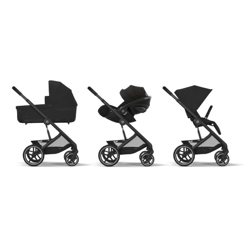 CYBEX KOLICA BALIOS S LUX BLK MOON BLACK SET 3IN1