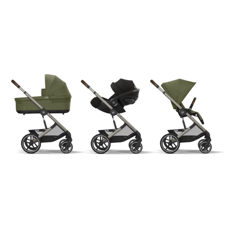 CYBEX KOLICA BALIOS S LUX TPE B MOSS GREEN KHAKI SET 3IN1