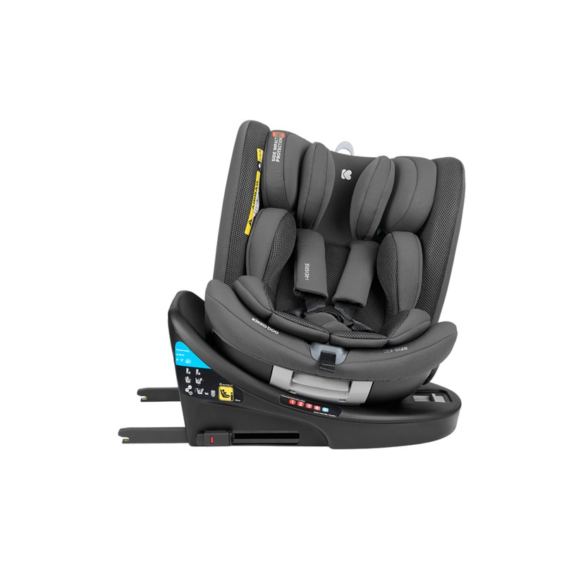 KIKKA BOO AUTOSJEDALICA 40-150CM I-REVERSE I-SIZE DARK GREY