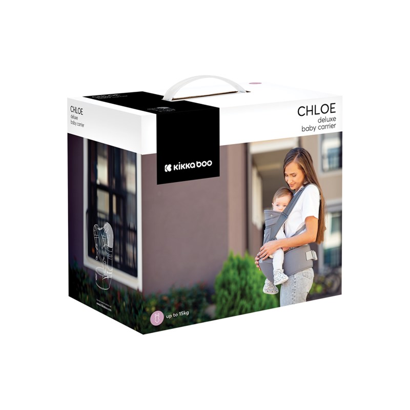 KIKKA BOO NOSILJKA 3U1 CHLOE MESH GREY
