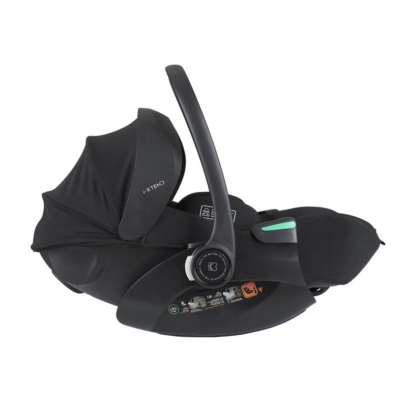 KIKKA BOO AUTOSJEDALICA 40-87CM I-XTEND I-SIZE BLACK