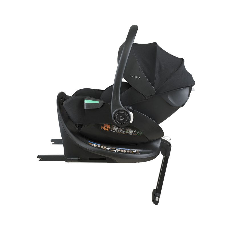 KIKKA BOO AUTOSJEDALICA 40-87CM I-XTEND I-SIZE BLACK