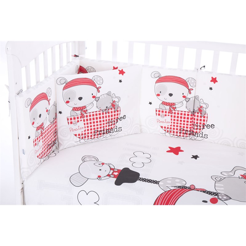 KIKKA BOO POSTELJINA OD 6 DIJELOVA 70/140 PIRATES