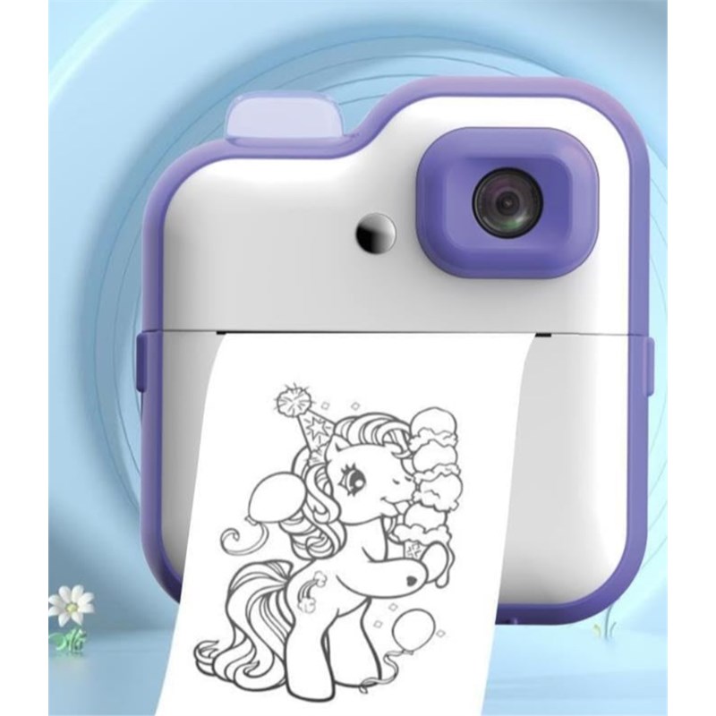 TORIMA DJEČJA KAMERA S TERMALNIM PRINTEROM FOTOGRAFIJA/LJUBIČASTA