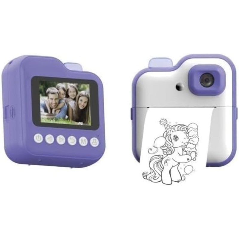 TORIMA DJEČJA KAMERA S TERMALNIM PRINTEROM FOTOGRAFIJA/LJUBIČASTA