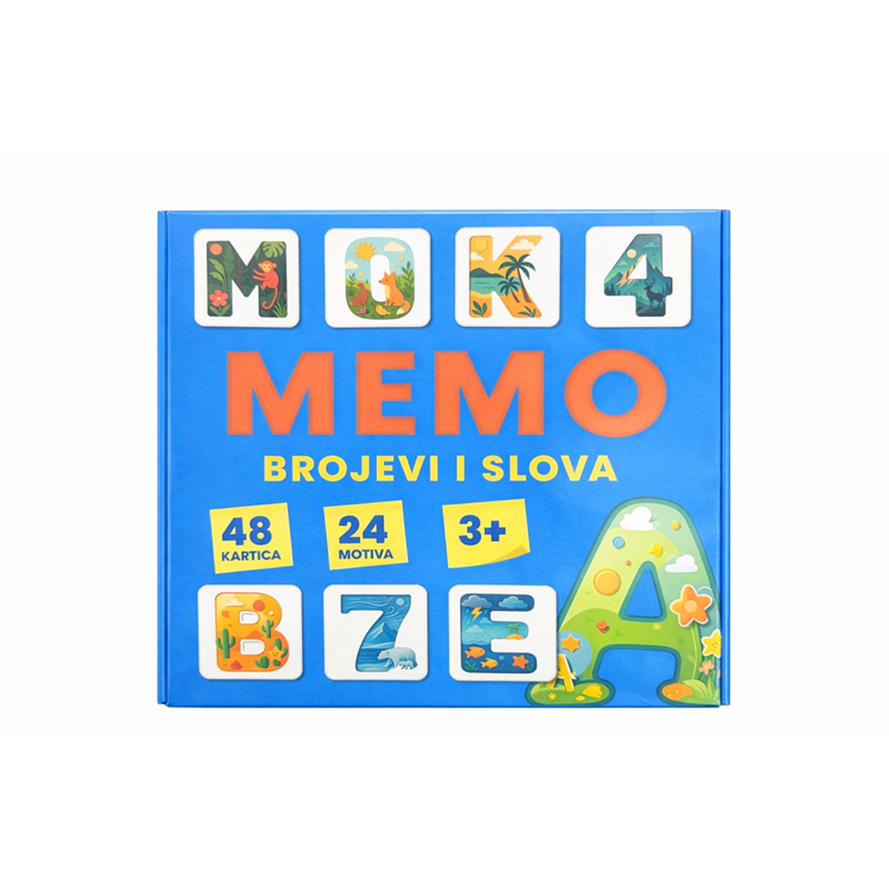 DRUSTVENA IGRA MEMO BROJEVI I SLOVA BR.