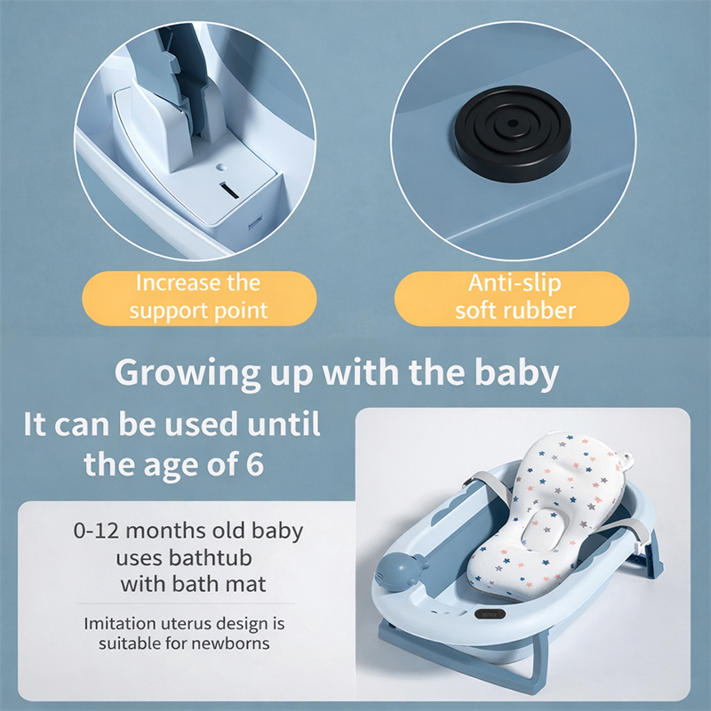 NESTA OCEAN SKLOPIVA KADA,TERMOMETAR,UMETAK ZA KUPANJE,GREY