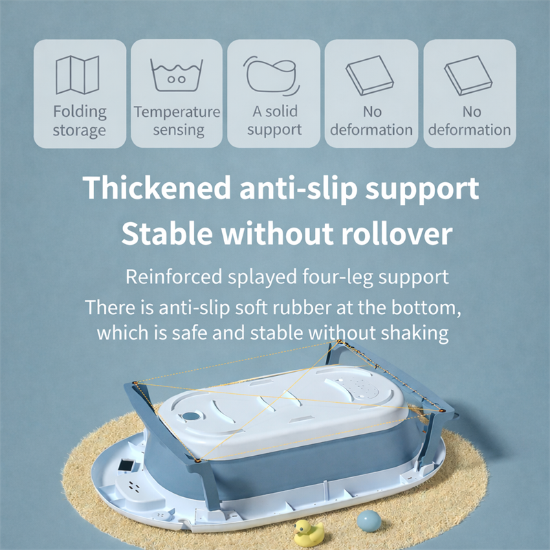 NESTA OCEAN SKLOPIVA KADA,TERMOMETAR,UMETAK ZA KUPANJE,GREY