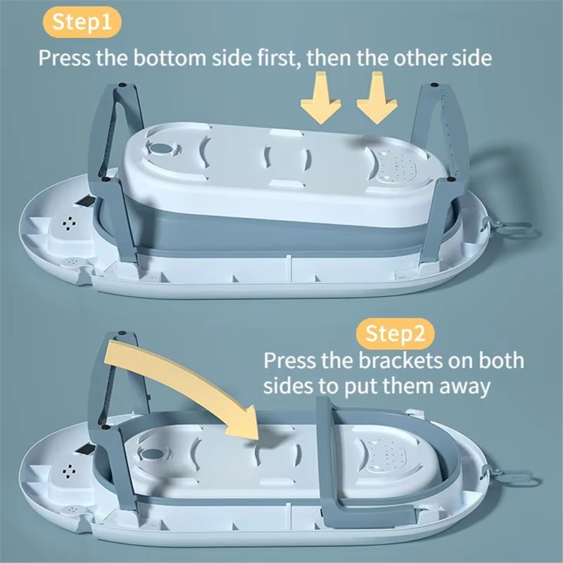 NESTA OCEAN SKLOPIVA KADA,TERMOMETAR,UMETAK ZA KUPANJE,GREY