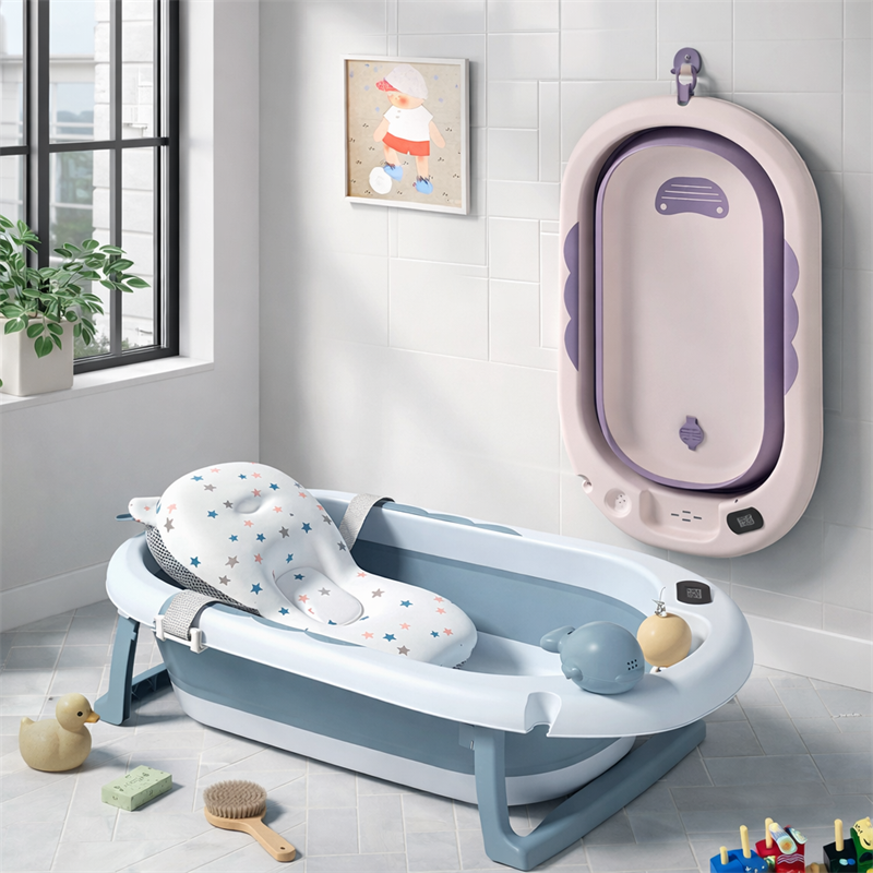 NESTA OCEAN SKLOPIVA KADA,TERMOMETAR,UMETAK ZA KUPANJE,BLUE